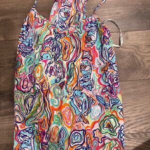 Lilly Pulitzer Multicolor Swirl Tank Top